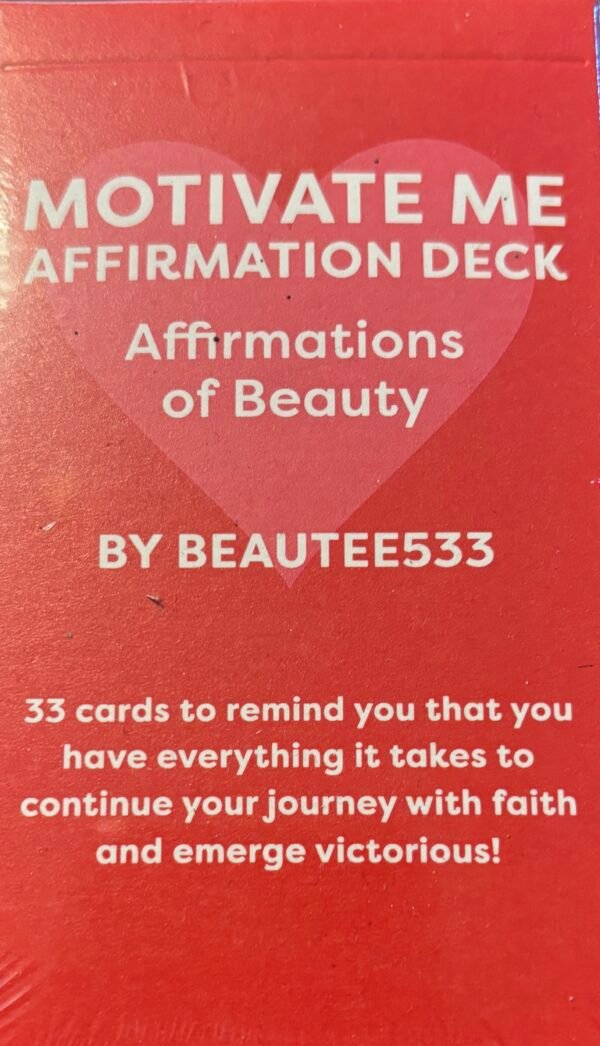 Motivate Me Affirmation Deck